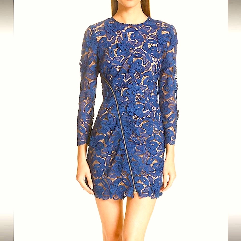 Self Portrait 3D Lily Mini Dress